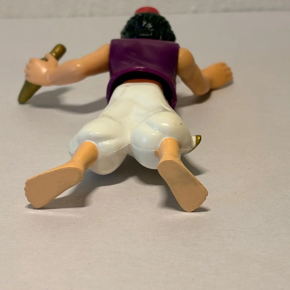 Disney Aladdin Action Figure Unisex Small White Good Vintage Magic Lamp Scimitar